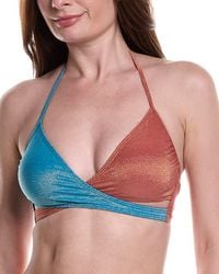 Vince Camuto - Wrap Front Bra Top - Lyst