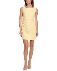 Kenneth Cole - Waist And Shoulder Tucked Short Dress - Lyst