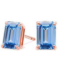 Amairah - 14K Rose 2.00 Ct. Tw. Lab-Grown Diamond Stud Earrings - Lyst