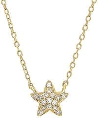 Diamond Select Cuts - 0.05 Ct. Tw. Diamond 14K Necklace - Lyst