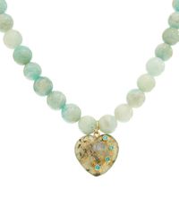 Rachel Reinhardt Jewelry - Vermeil Amazonite & Labradorite Pendant Necklace - Lyst