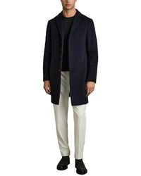 Reiss - Gable Wool-Blend Overcoat - Lyst