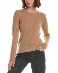 Forte - Basic Crewneck 100% Cashmere Sweater - Lyst