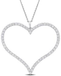 Rina Limor - 14k 3.30 Ct. Tw. Diamond Jeart Pendant - Lyst