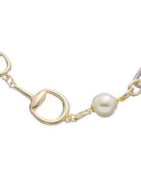 Juvell - 18k Plated Pearl Link Necklace - Lyst