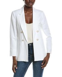 Anne Klein - Linen-Blend Blazer - Lyst