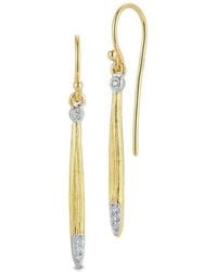 Reiss - 14K 0.08 Ct. Tw. Diamond Earrings - Lyst
