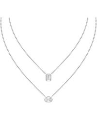 Lab Grown Diamonds - 14k 3.02 Ct. Tw. Lab-grown Diamond Necklace - Lyst