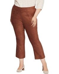 NYDJ - Plus Suede Pull-on Slim Bootcut Jean - Lyst
