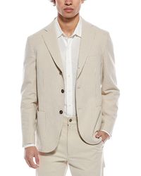 Slowear - Montedoro By Stripe Textured Blazer - Lyst