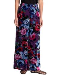 Johnny Was - Rising Moon Silk-Blend Pant - Lyst