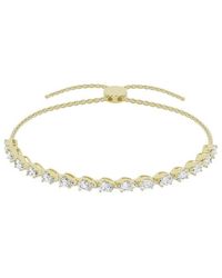 Lab Grown Diamonds - 14K 1.50 Ct. Tw. Lab-Grown Diamond Bolo Bracelet - Lyst