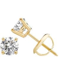 MaxColor - 14K 0.75 Ct. Tw. Lab-Grown Diamond Stud Earrings - Lyst