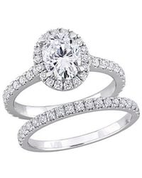 Created Forever - 14K 1.25 Ct. Tw. Lab-Grown Diamond Bridal Ring Set - Lyst