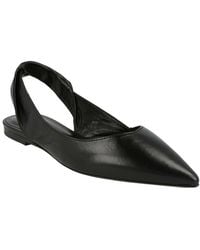 BY FAR - Yasha Leather Flat - Lyst