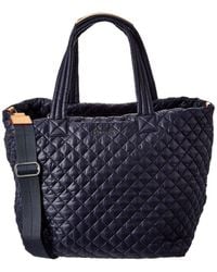 MZ Wallace - Large Metro Nylon & Leather Tote Deluxe - Lyst