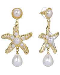 Eye Candy LA - Glass Pearl Drop Earring - Lyst
