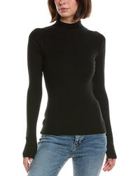 DL1961 - Ribbed Turtleneck Wool-Blend Top - Lyst