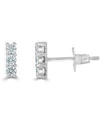 Sabrina Designs - 14k 0.24 Ct. Tw. Diamond Bar Earrings - Lyst