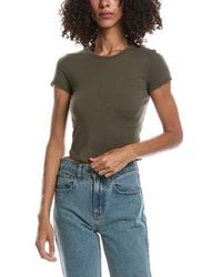 James Perse - Cropped Sport T-Shirt - Lyst