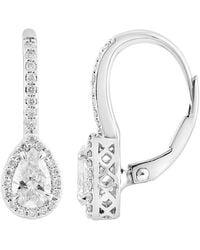 Lab Grown Diamonds - 14K 1.00 Ct. Tw. Lab-Grown Diamond Drop Earring - Lyst