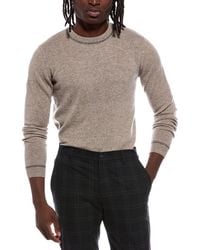 Autumn Cashmere - Multicover Stitch 100% Cashmere Crewneck Sweater - Lyst