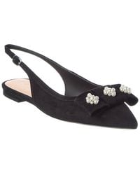 Stuart Weitzman - Julietta Suede Slingback - Lyst
