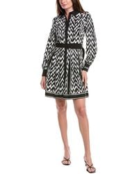 Karl Lagerfeld - Houndstooth Shirt Dress - Lyst