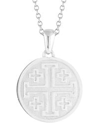 I. REISS - 14k Cross Coin Necklace - Lyst