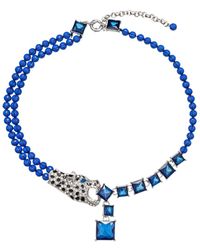 Eye Candy LA - Larissa Leopard Beaded Necklace - Lyst