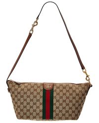 Gucci - Ophidia Medium Canvas & Leather Cosmetic Case - Lyst