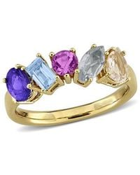Rina Limor - 1.80 Ct. Tw. Quartz & Morganite & Tanzanite & Sky Topaz & Amethyst Ring - Lyst