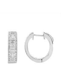 Ethos Creations - Brilliant Bloom 14K 0.75 Ct. Tw. Lab-Grown Diamond Hoop Earrings - Lyst