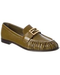 Fendi - Baguette Leather Loafer - Lyst