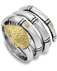 Samuel B. - 18k & Silver Wraparound Snake Ring - Lyst