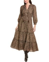 Garrie B - Long Sleeve Maxi Dress - Lyst