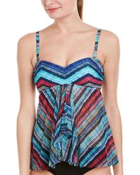 Gottex Tankini Top - Blue