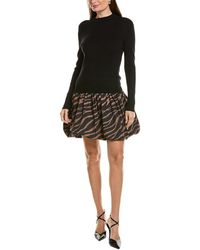 Ellen Tracy - Twofer Bubble Skirt Dress - Lyst