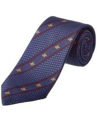 Gucci - Bee Web Silk Tie - Lyst