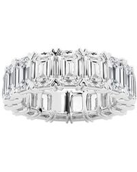 Lab Grown Diamonds - Platinum 10.00 Ct. Tw. Lab Grown Diamond Eternity Ring - Lyst