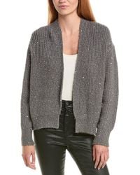 Forte - Sequin Mohair-Blend Cardigan - Lyst