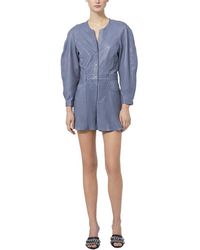 IRO - Majunga Leather Playsuit - Lyst