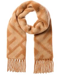 Fendi - Ff Alpaca & Wool-Blend Scarf - Lyst