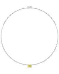 Lab Grown Diamonds - 14K 4.25 Ct. Tw. Lab-Grown Diamond Fashion Necklace - Lyst