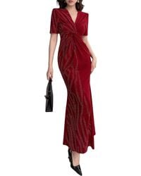 BURRYCO - Short Sleeve Maxi Dress - Lyst
