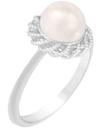 Splendid - 7-7.5Mm Pearl Cz Ring - Lyst