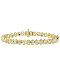 Diana M. Jewels - Diana M. 14K 6.15 Ct. Tw. Lab-Grown Diamond Tennis Bracelet - Lyst