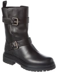 Gianvito Rossi - Thiago Leather Boot - Lyst