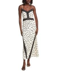 REVERIEE - Printed Midi Dress - Lyst