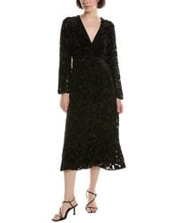 Johnny Was - Wynnter Silk-Blend Midi Dress - Lyst